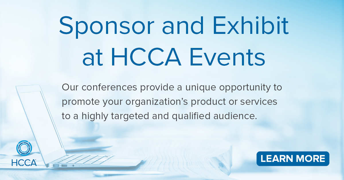 Sponsoring And Exhibiting | HCCA Official Site