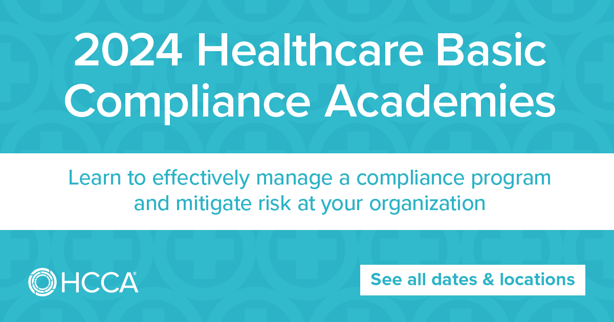2024 Charlotte Healthcare Basic Compliance Academy HCCA Official Site