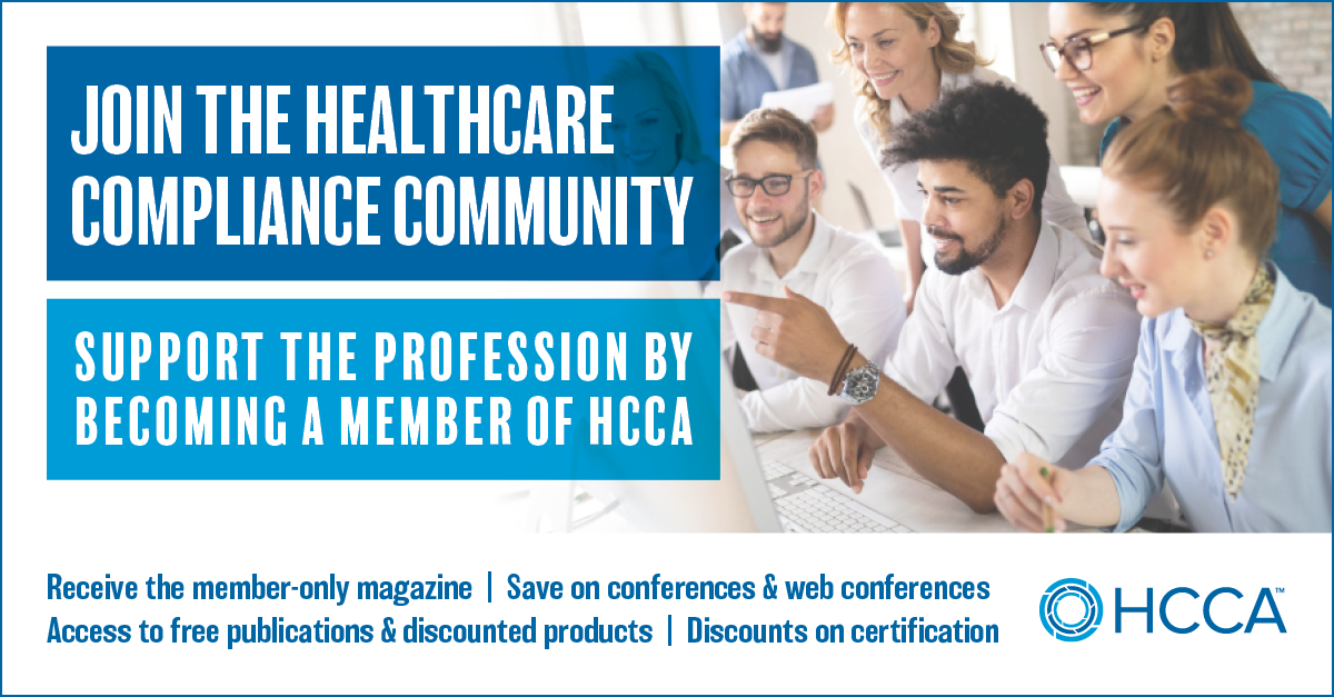 Health Care Compliance Association -HCCA| Support & Education ...
