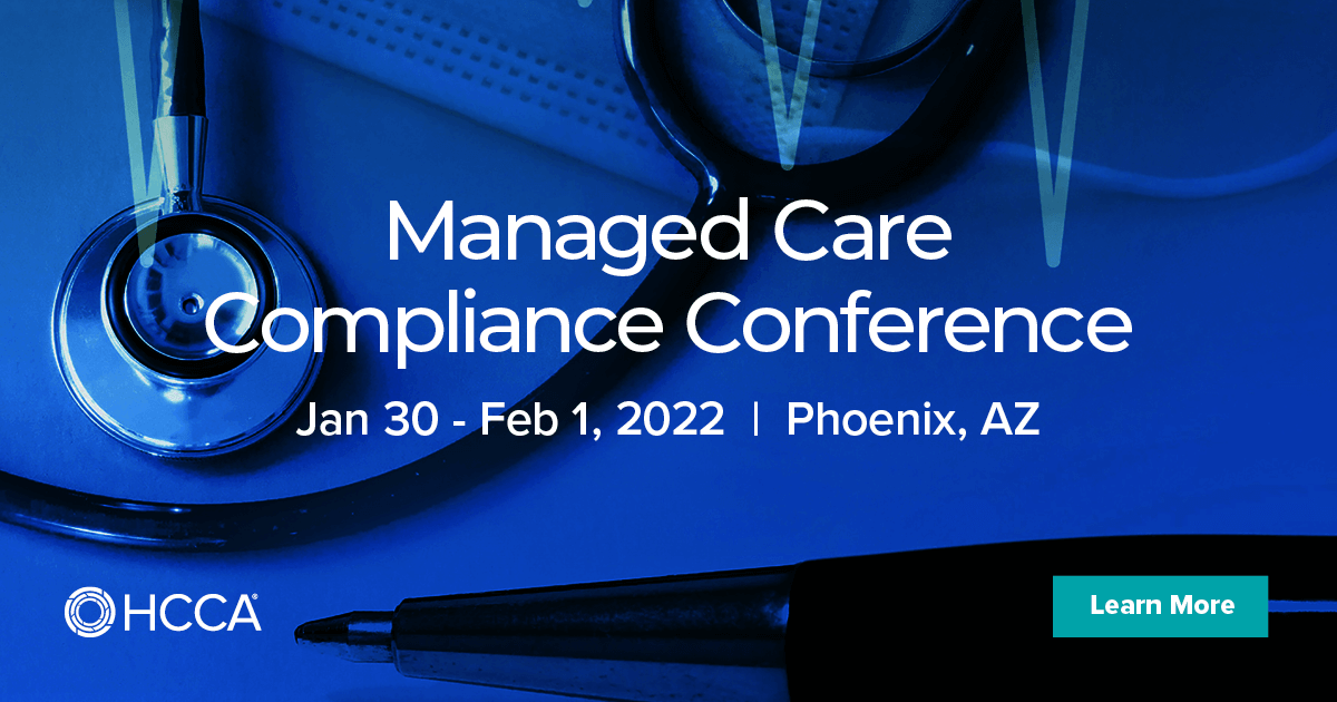 2022 Managed Care Compliance Conference HCCA Official Site