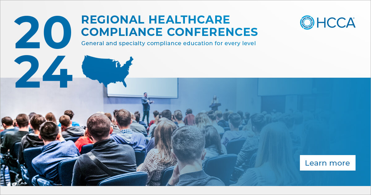 Regional Compliance Conferences Oneday training HCCA Official Site