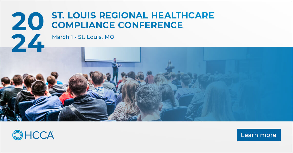 2024 St. Louis Regional Healthcare Compliance Conference HCCA