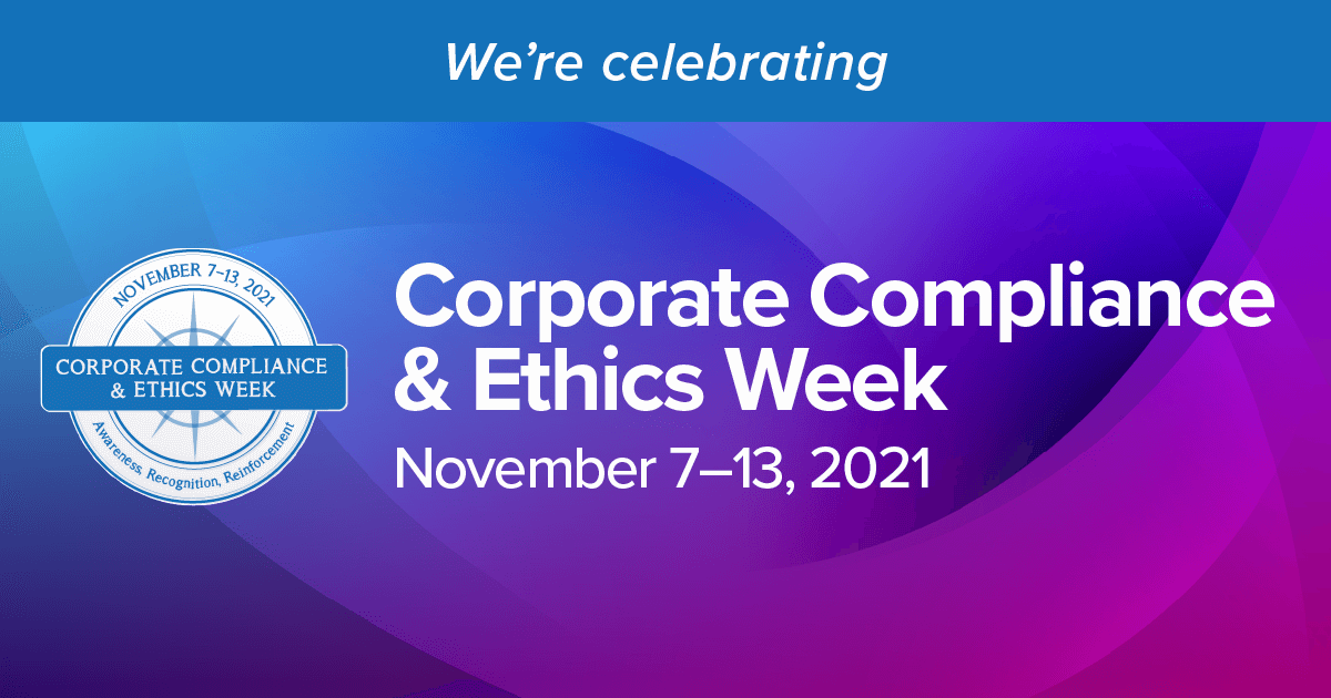 Corporate Compliance & Ethics Week SCCE Official Site