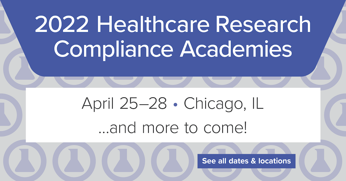 2022 Chicago Healthcare Research Compliance Academy HCCA Official Site