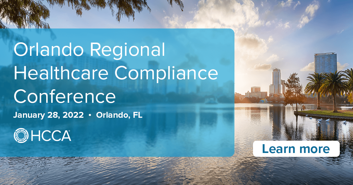 2022 Orlando Regional Healthcare Compliance Conference HCCA Official Site